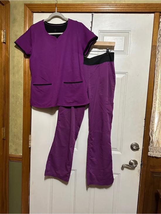 healing hands Other - Purple Label by Healing Hands Women's Purple Medium Scrub Top & Bottoms